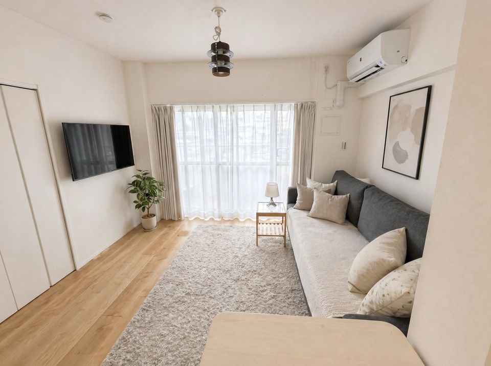 Furnished HalfKey living room in Tokyo
